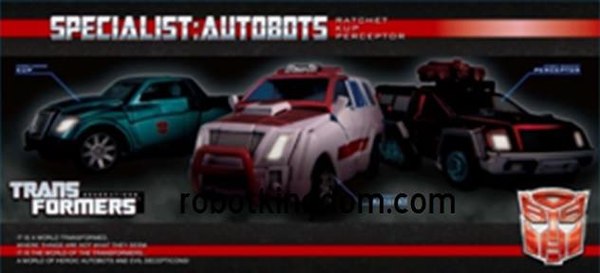 Transformers Henkei Autobot Warriors Three Pack Kup, Ratchet And Perceptor. Asia Exclusive Images  (2 of 2)